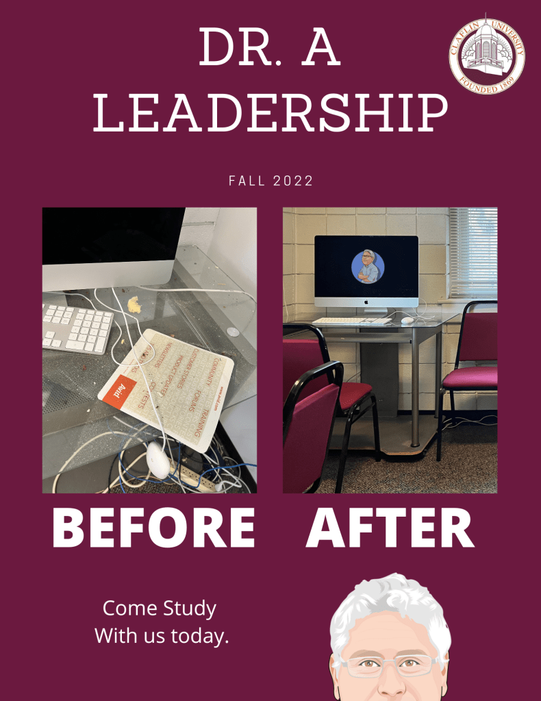 Screenshot of Luis Almeida's contribution to Claflin University. 