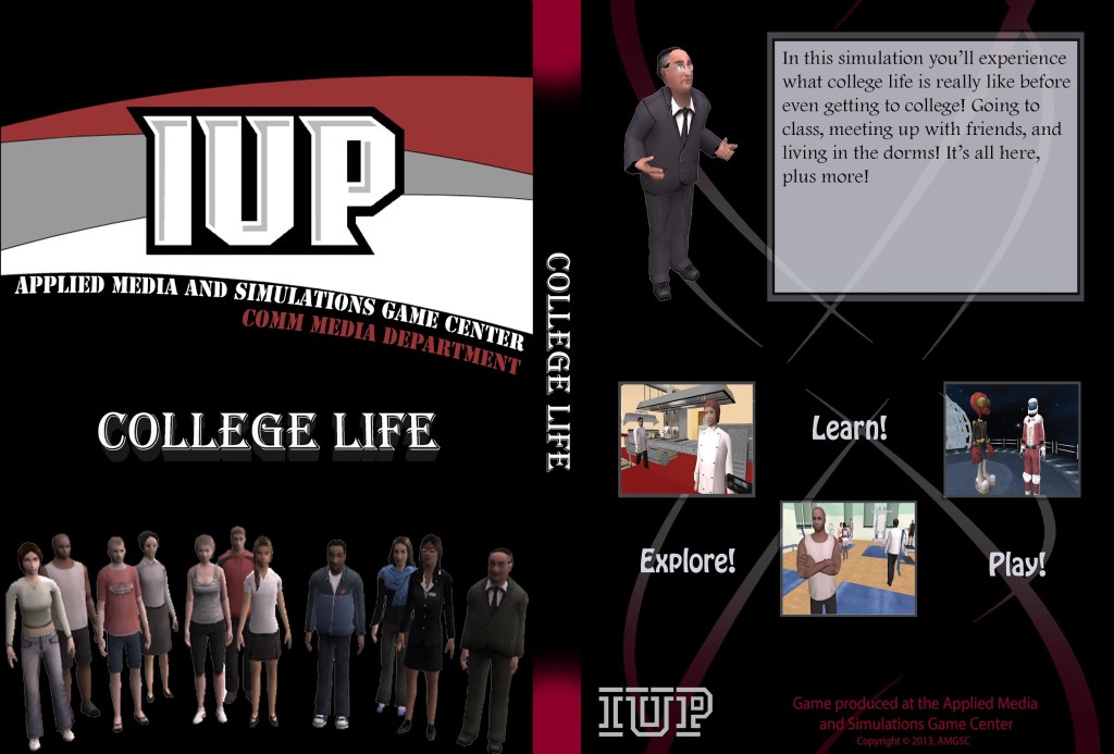 Photo of Luis Camillo's Lab game work.