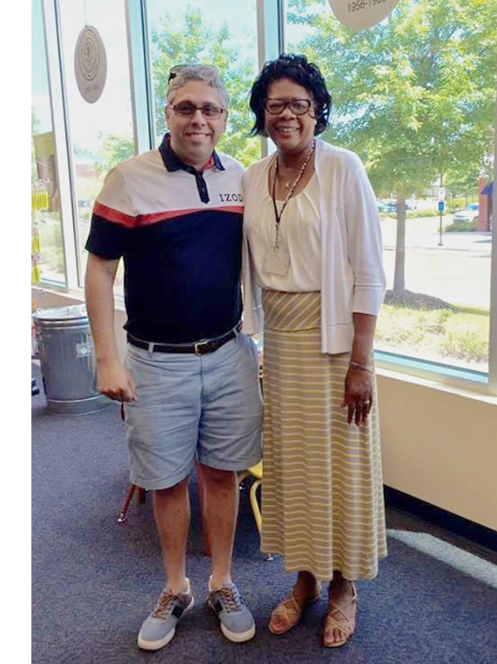 Photo of Luis Camillo and  Elayne Anthony. 