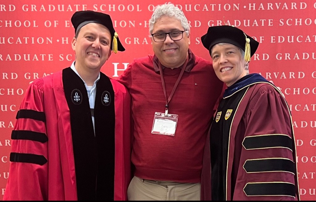Photo of Luis at Harvard University