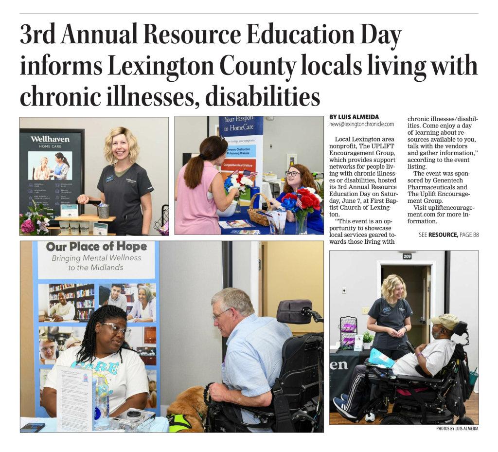 Photo of an article completed for the Lexington Chronicle, highlighting journalism and reporting work